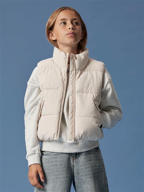 Se NAME IT Puffer Vest Mole Moonbeam hos SmartKidz