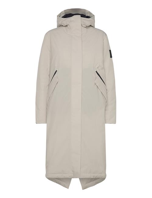 Brandenburger Coat W Jack Wolfskin Beige