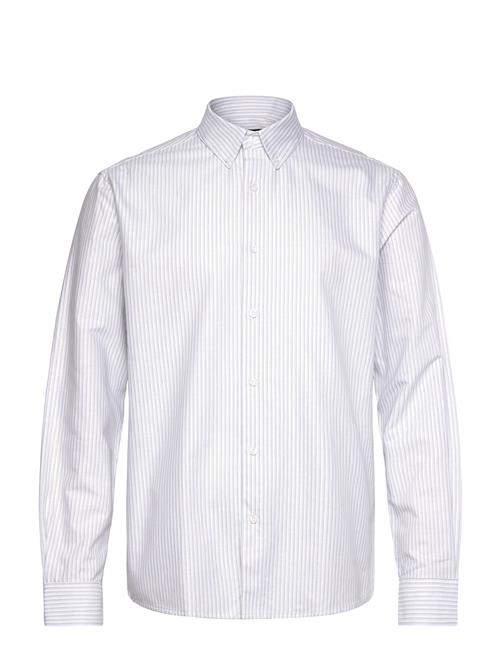 Cotton Oxford Sune Stripe Shirt Bd Mads Nørgaard White