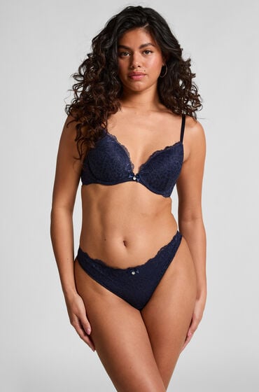 Hunkemöller G-streng Marine blå