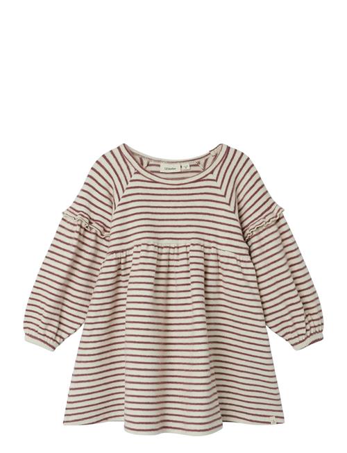 Nmfthoro Ls Dress Stripe Lil Lil'Atelier Burgundy