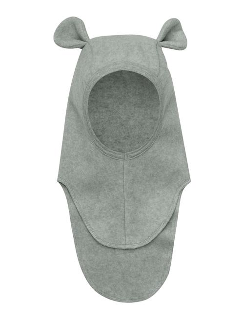 Se Balaclava Ears Cotton Fleece Huttelihut Green ved Booztlet