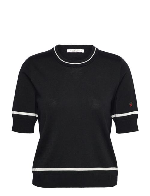 Karla Contrast Top BUSNEL Black