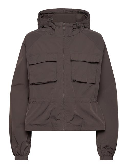 Windbreaker Nylon Jacket Monki Brown