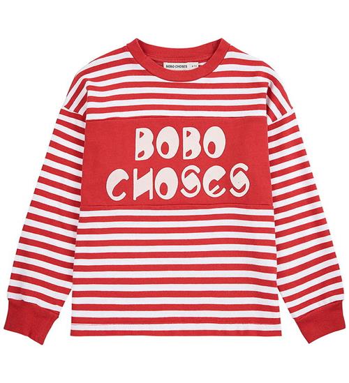 Bobo Choses Bluse - Stripes - Rød