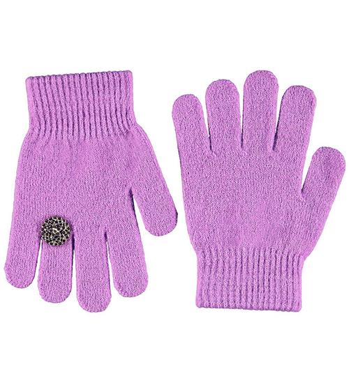 Molo Handsker - Akryl/Uld - Krystal - Purple Ray