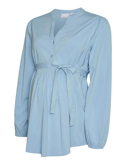Mlelva Lia L/S Wo Top 2F Mamalicious Blue