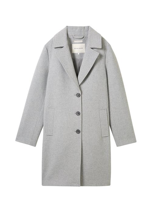 Se Long Coat Tom Tailor Grey ved Booztlet