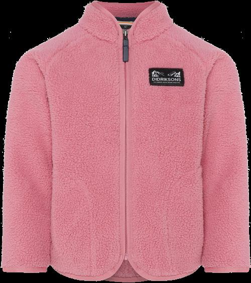 Didriksons Gibbs Kids 2 Jumper Med Halv Lynlås Heather Pink  Heather Pink-110 cm  Lyserød  110 cm  kvinde
