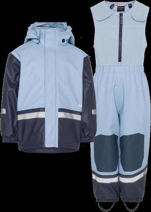Didriksons Boardman Kids 12 Regnsæt Cloud Blue  Cloud Blue-80 cm  Blå  80 cm  mand