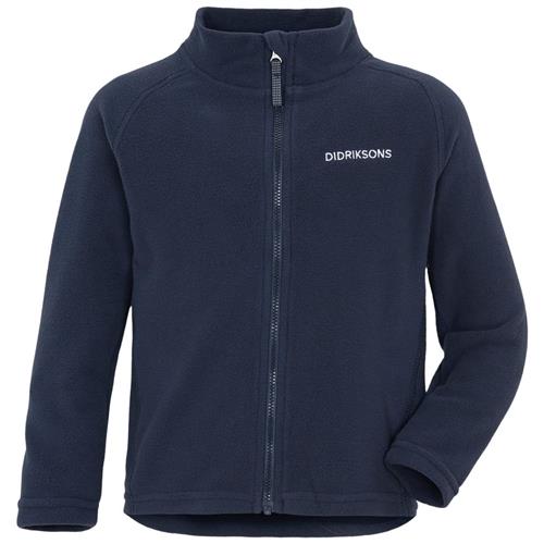 Didriksons Monte Kids Fleecejakke Navyblå Navy-120 cm  Marineblå  120 cm  Unisex