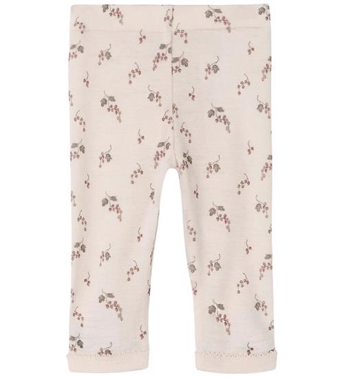 Lil' Atelier Leggins - Uld - Noos - NbfNoel - Morganite/BERRY