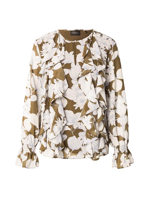 s.Oliver BLACK LABEL Bluse  blå / lyseblå / khaki