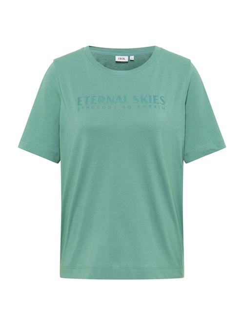 CECIL Shirts 'Eternal Skies'  grøn / jade