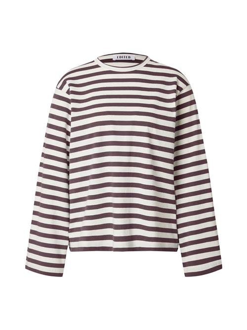 EDITED Shirts 'Verlee'  burgunder / hvid