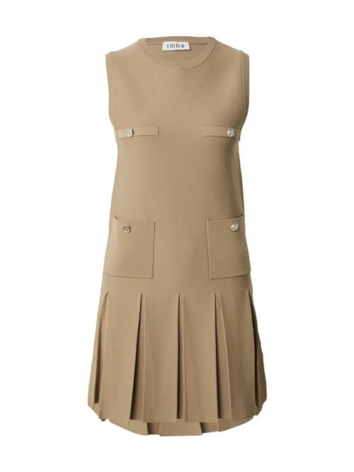 EDITED Kjole 'Amani'  beige / brun