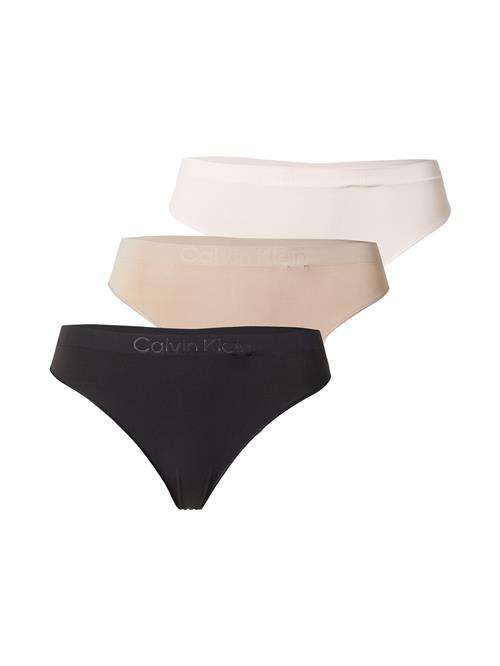 Se Calvin Klein Underwear String  beige / creme / sort ved About You