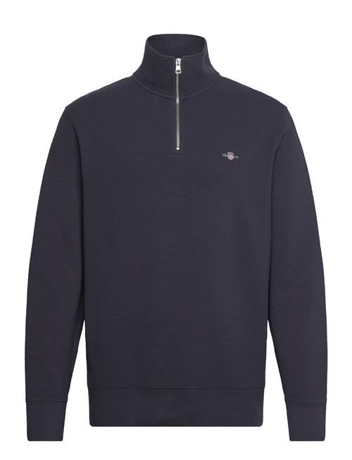 Texture Half-Zip GANT Blue