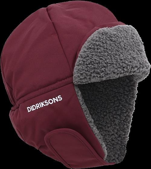 Didriksons Biggles 6 Vinterhue Anemon Red  Anemon Red-52 cm  Rød  52 cm  Unisex