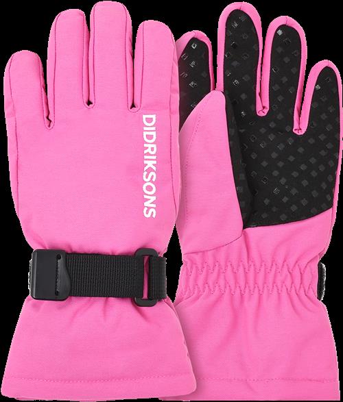 Didriksons Biggles 3 Handsker Sweet Pink  Sweet pink-4-6 Y  Lyserød  4-6 år  kvinde