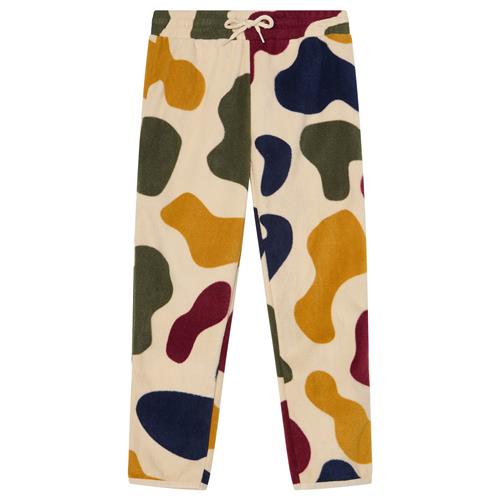 Kuling Northpole Fleece-bukser Graphic Shapes  134/140 cm  Hvid  134/140 cm  unisex