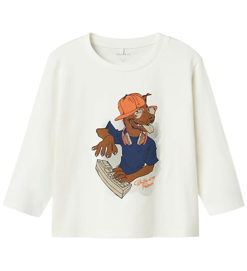 Name It Bluse - NmmNova - Cloud Dancer m. Print
