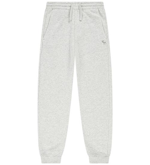 Abercrombie & Fitch Sweatpants - Lysegråmeleret