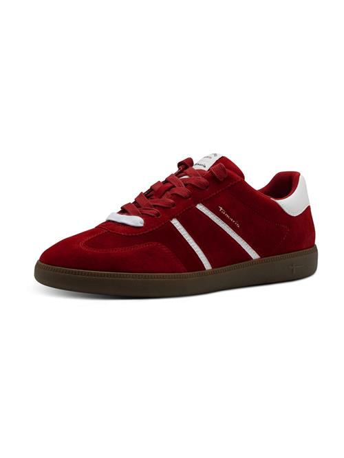 Tamaris Sneaker low  mørkerød / hvid