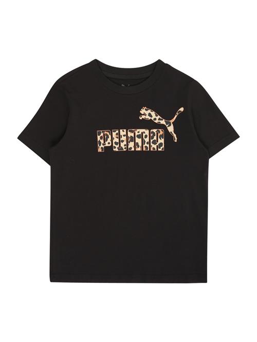 PUMA Shirts 'Essentials'  beige / brun / sort