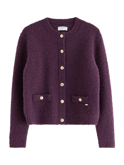 Lindex Cardigan 'Lunar'  aubergine