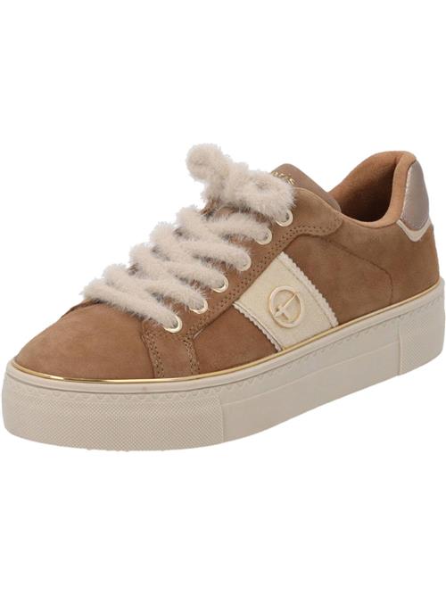 Tamaris Sneaker low  lysebeige / brun / sølv