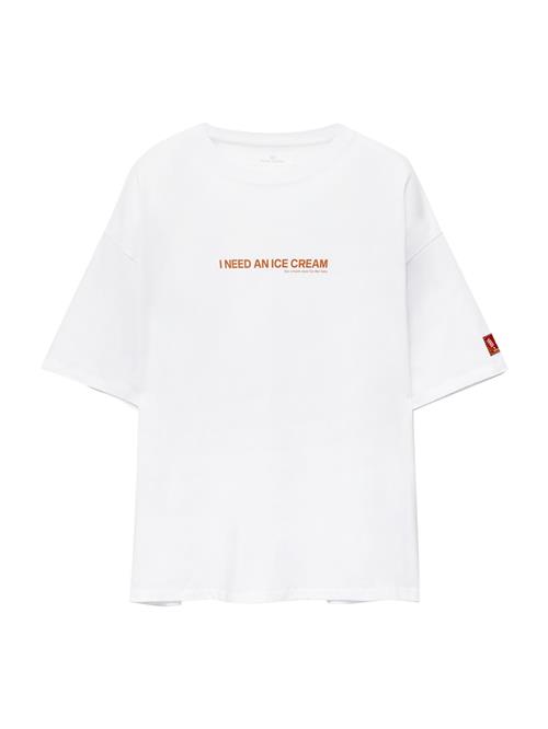 Pull&Bear Shirts 'PACIFIC'  cognac / gammelrosa / lys pink / hvid