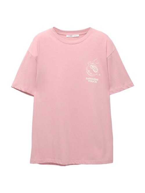 Pull&Bear Shirts  lyserød / offwhite