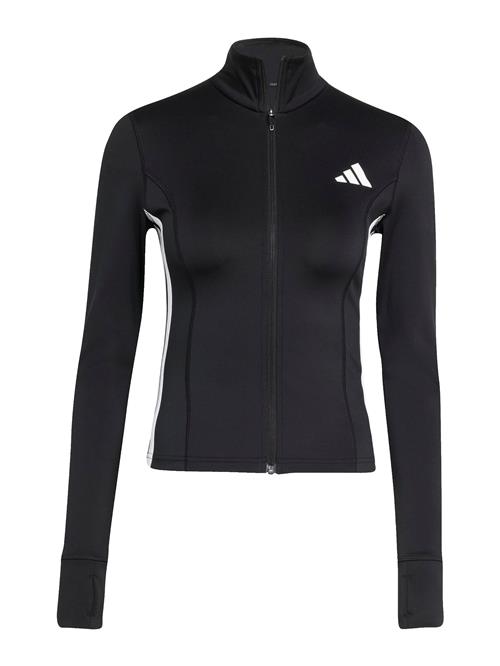 ADIDAS PERFORMANCE Træningsjakke  sort / hvid