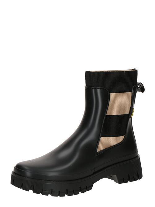 Se LEMON JELLY Gummistøvler 'SELENA'  beige / sort ved About You