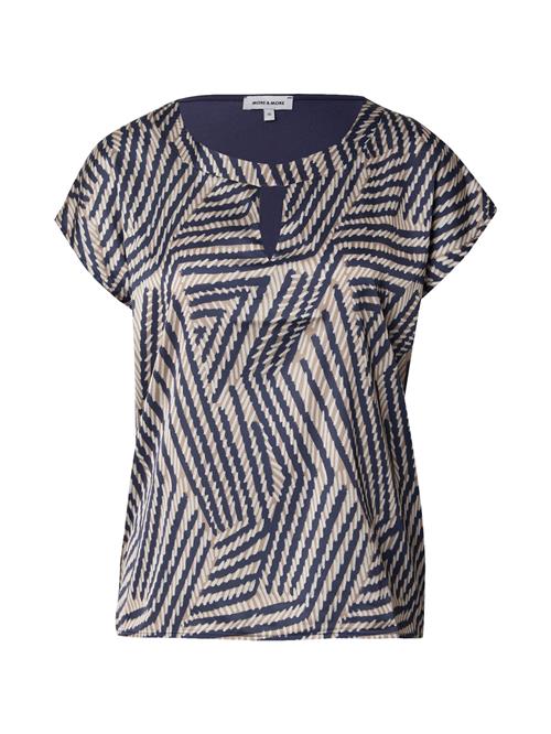 MORE & MORE Shirts  beige / marin / hvid