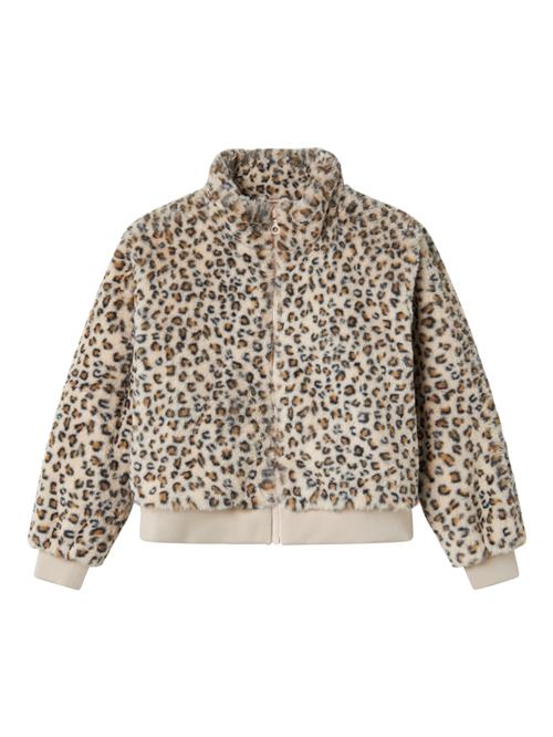 NAME IT Overgangsjakke 'NKFMila'  camel / kit / sort