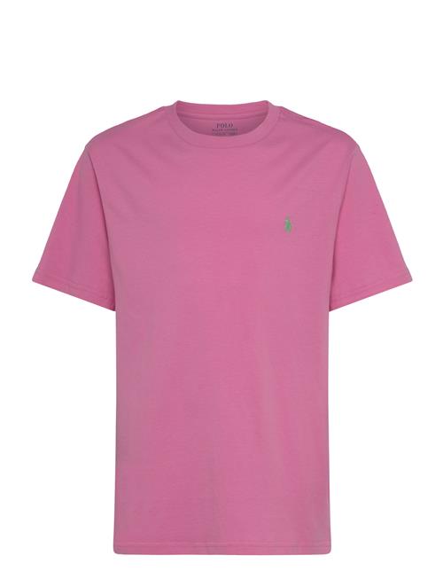 Cotton Jersey Crewneck Tee Ralph Lauren Kids Pink
