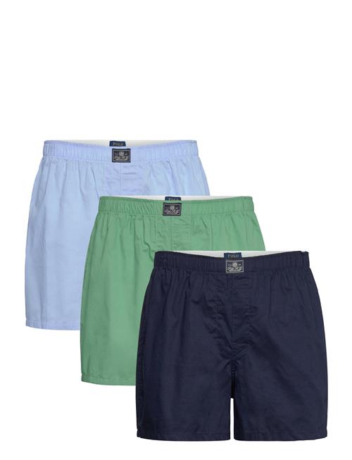 Cotton Boxer 3-Pack Polo Ralph Lauren Blue
