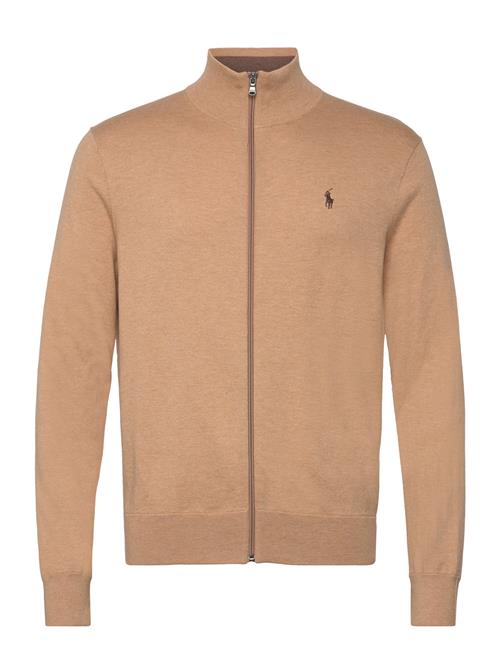 Cotton Full-Zip Sweater Polo Ralph Lauren Beige