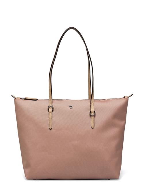 Nylon Medium Keaton Tote Bag Lauren Ralph Lauren Beige