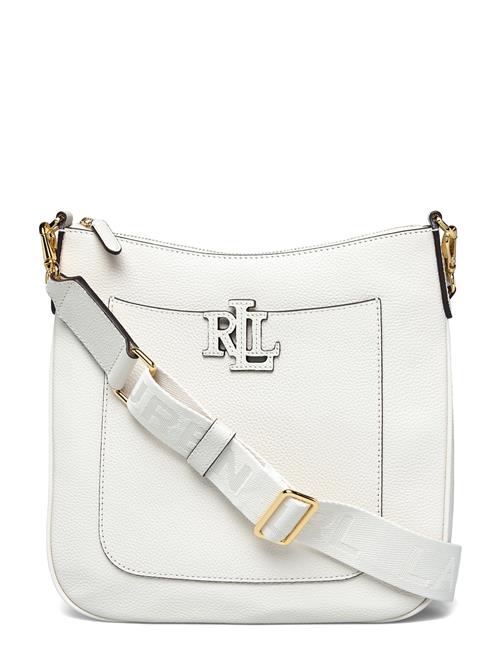 Pebbled Leather Large Cameryn Crossbody Lauren Ralph Lauren White