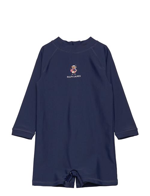 Polo Bear Rash Guard Shortall Ralph Lauren Baby Navy