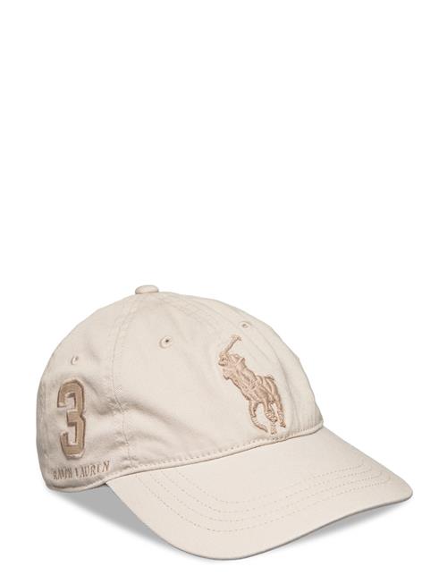 Big Pony Twill Ball Cap Polo Ralph Lauren Cream
