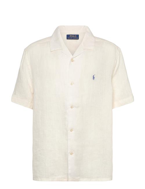 Linen Camp Shirt Ralph Lauren Kids Cream