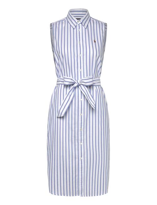 Belted Striped Oxford Shirtdress Polo Ralph Lauren Blue