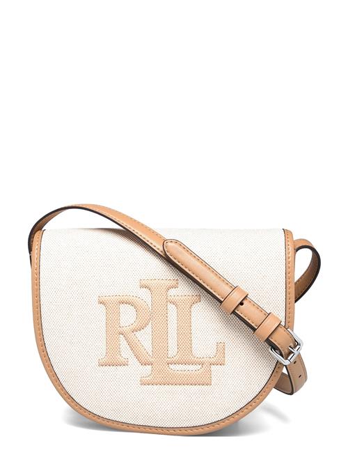 Canvas & Leather Medium Witley Crossbody Lauren Ralph Lauren Beige