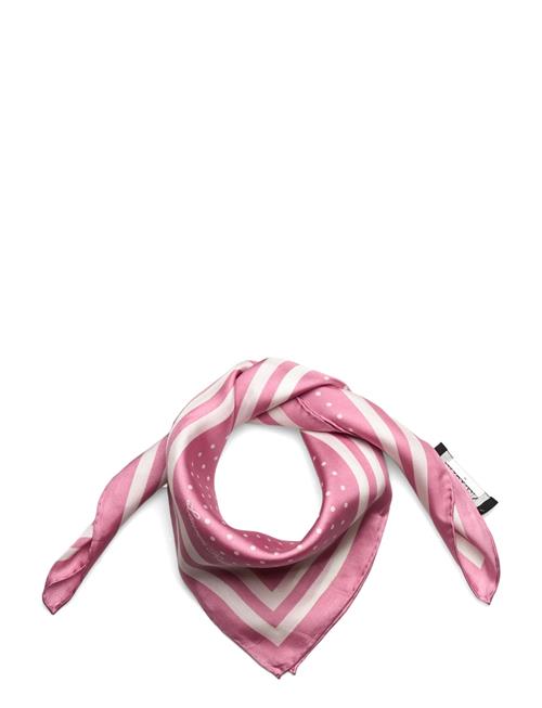 Polka-Dot Silk Twill Square Scarf Lauren Ralph Lauren Pink