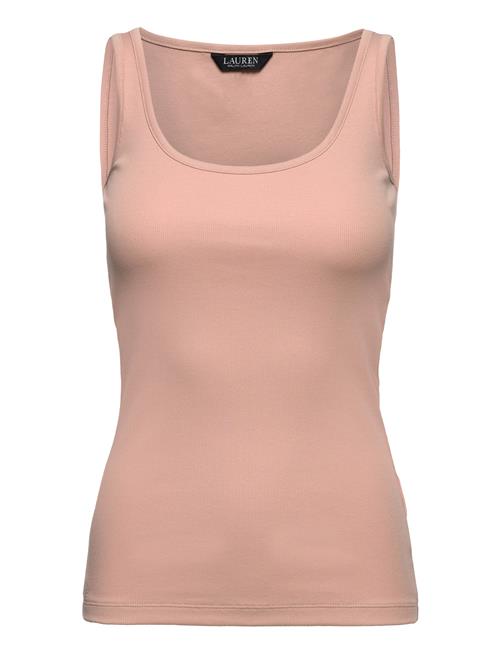 Cotton-Blend Tank Top Lauren Ralph Lauren Pink