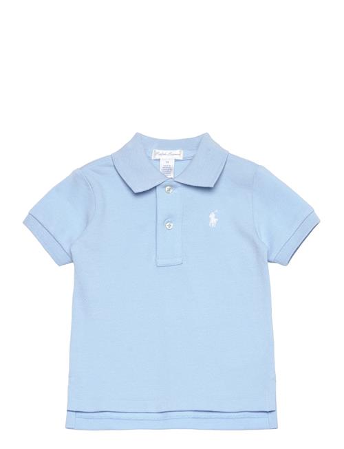 Cotton Mesh Polo Shirt Ralph Lauren Baby Blue